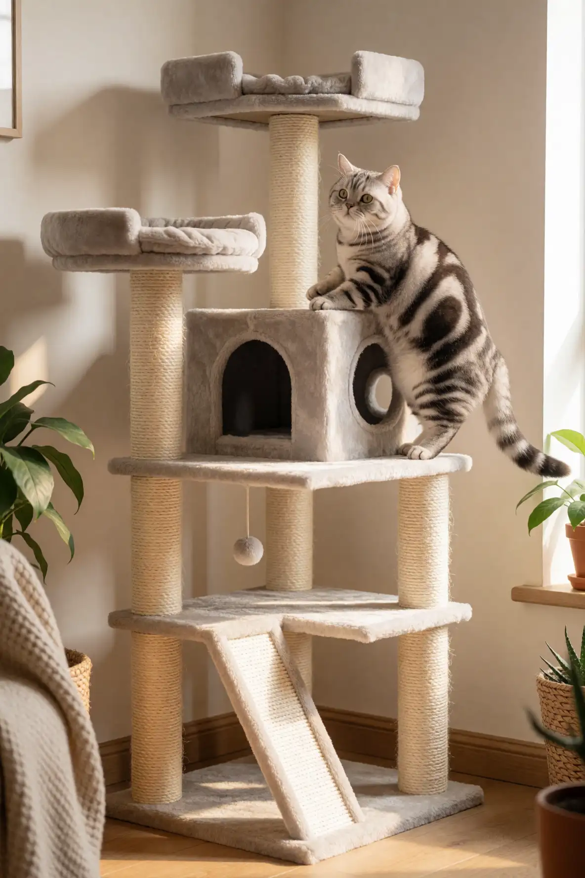 Best Cat Trees & Furniture for American Shorthairs (Sized for Their Weight)