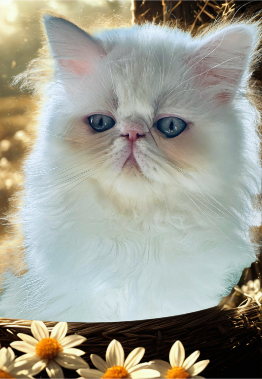 CO1 Prince Caspian White PERSIAN BLUE EYES photo 3