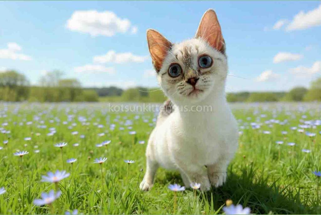 Ruffles Blue Eyed Munchkin Genetta Short Legs photo 6
