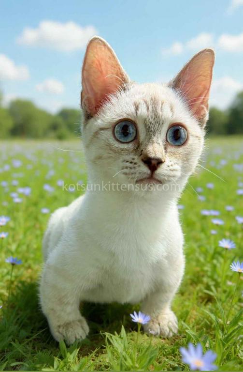 Ruffles Blue Eyed Munchkin Genetta Short Legs photo 8