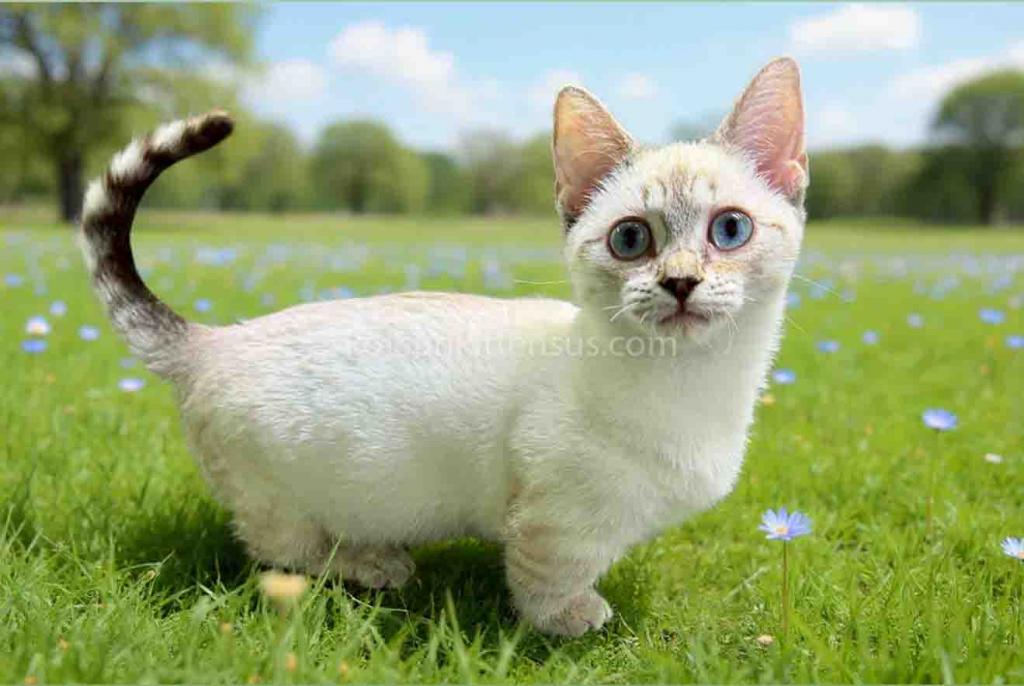 Ruffles Blue Eyed Munchkin Genetta Short Legs photo 5
