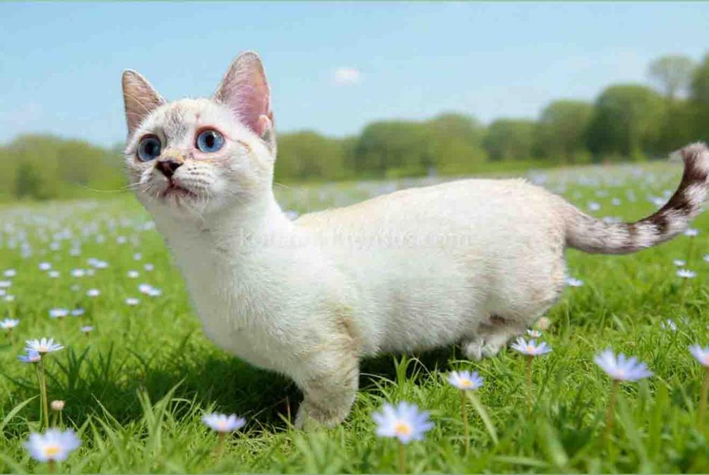 Ruffles Blue Eyed Munchkin Genetta Short Legs photo 9