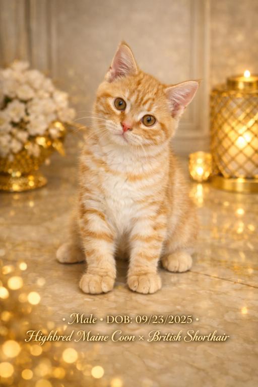 British Shorthair X  Main Coon