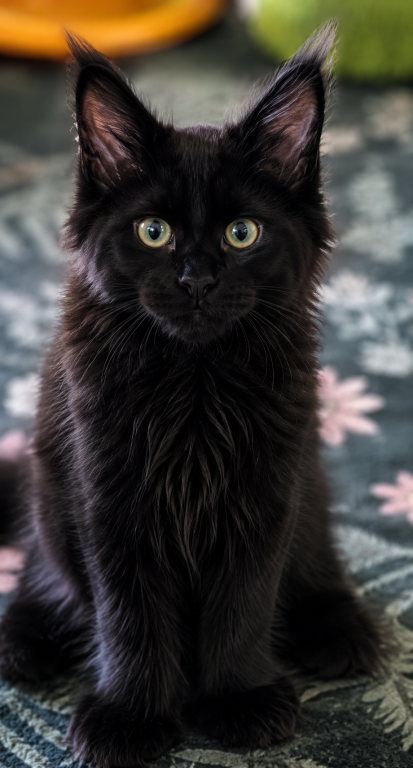 Female Black Polydactyl
